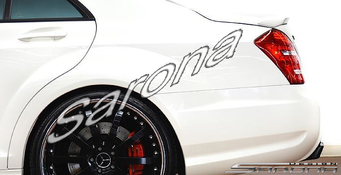 Custom Mercedes S Class  Sedan Trunk Wing (2007 - 2013) - $379.00 (Part #MB-084-TW)